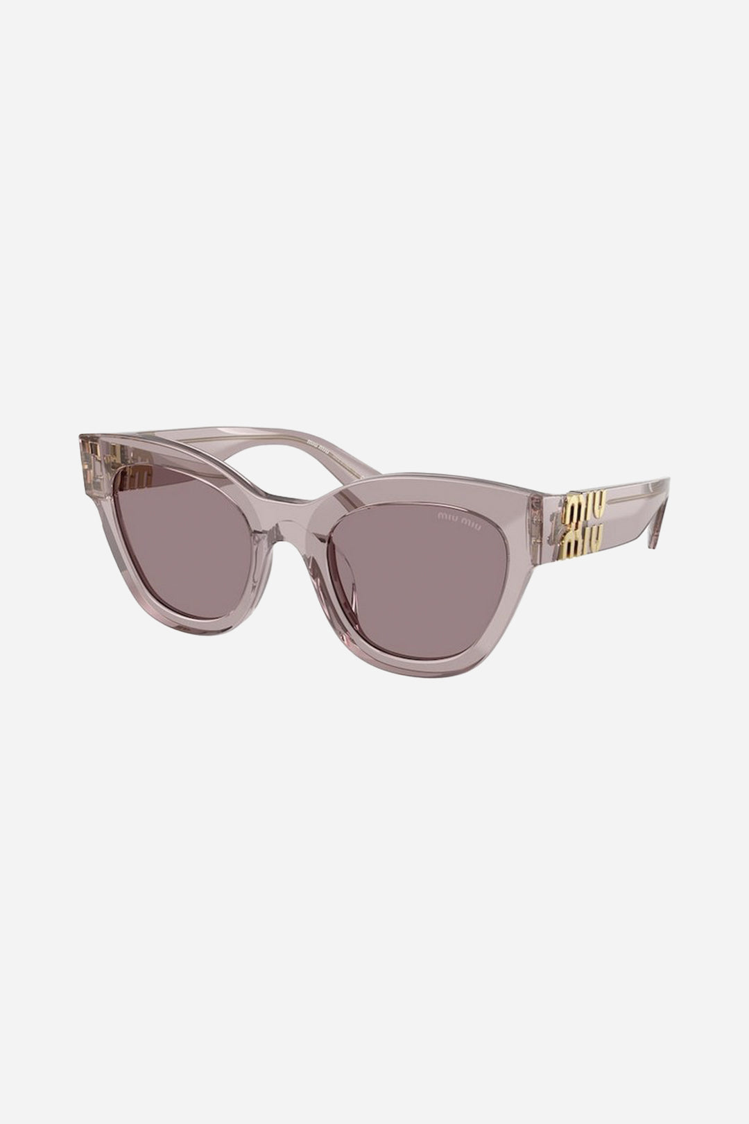 Gafas de sol Miu Miu con forma de ojo de gato en color habana