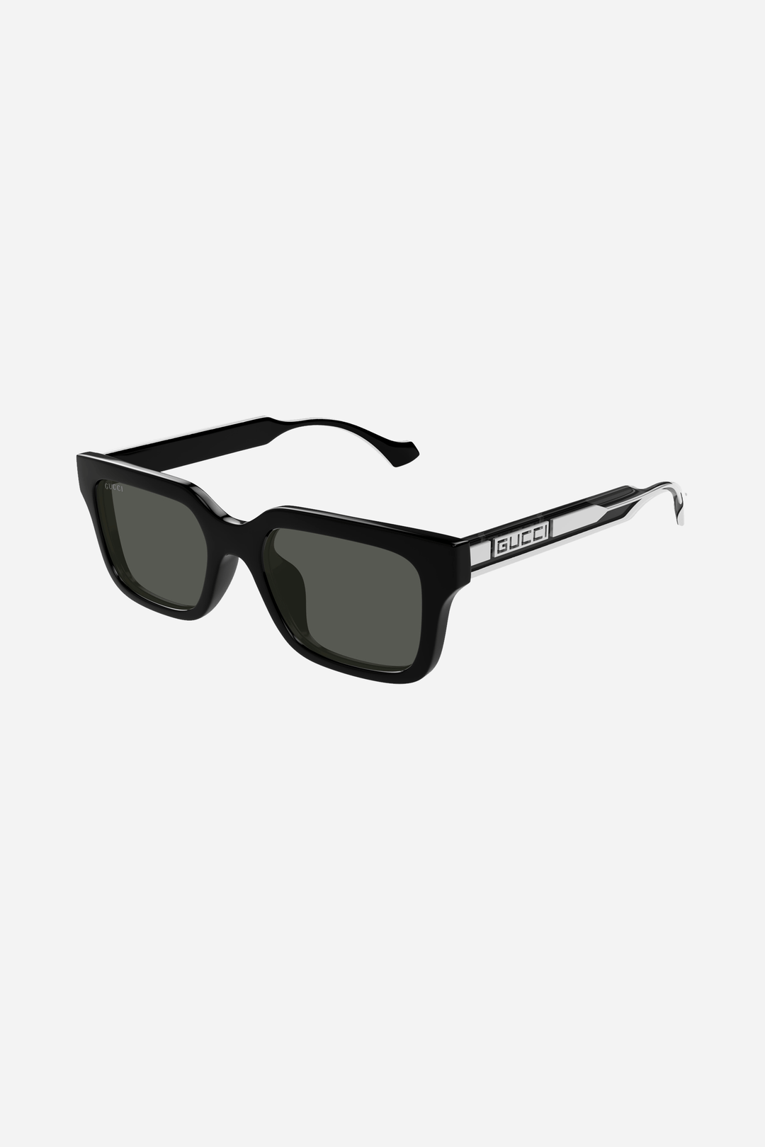 Gafas de sol Gucci cuadradas negras y grises
