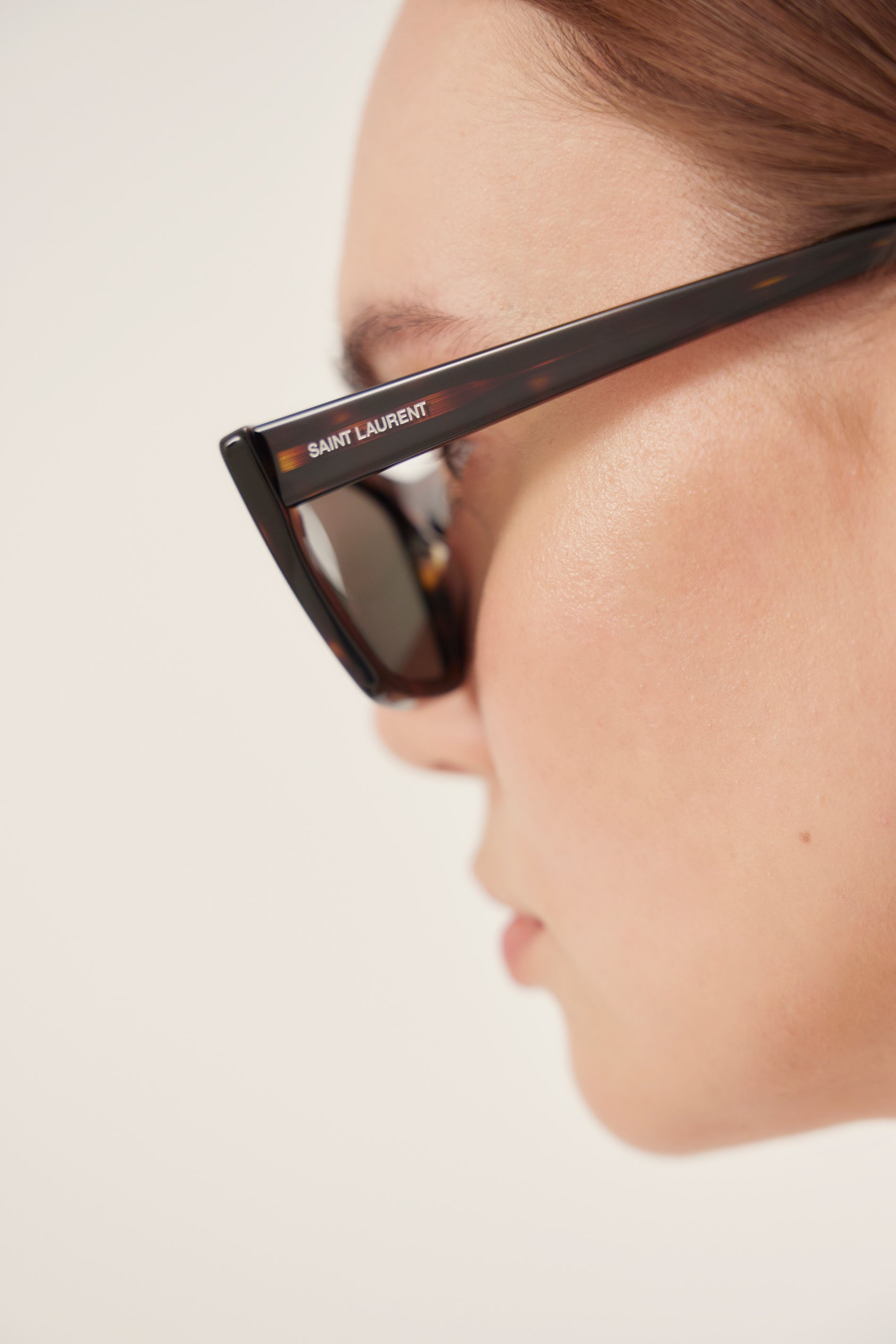 Occhiali da sole iconici MICA cat-eye havana di Saint Laurent