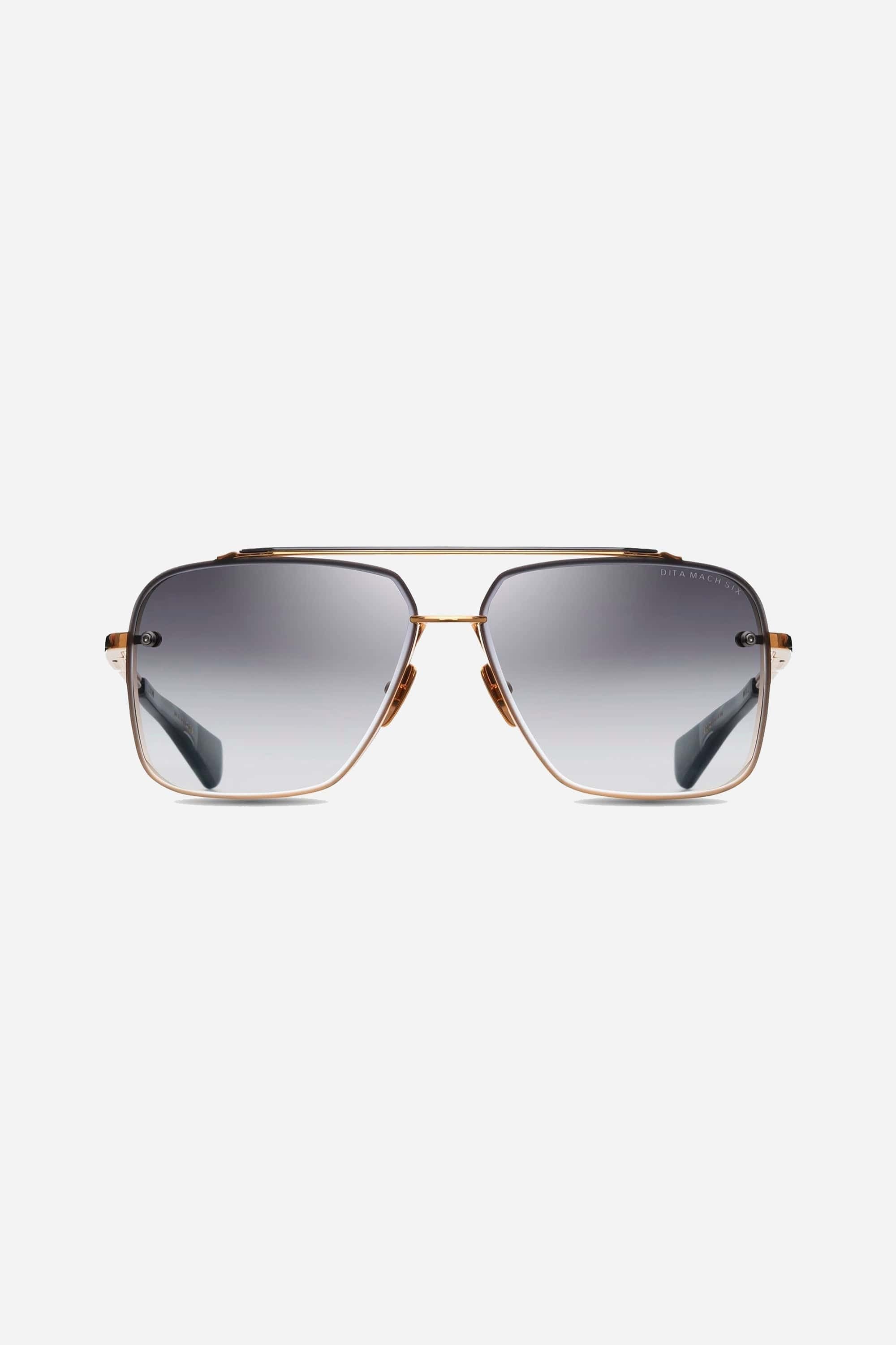 Dita MACH-SIX grey and gold caravan sunglasses