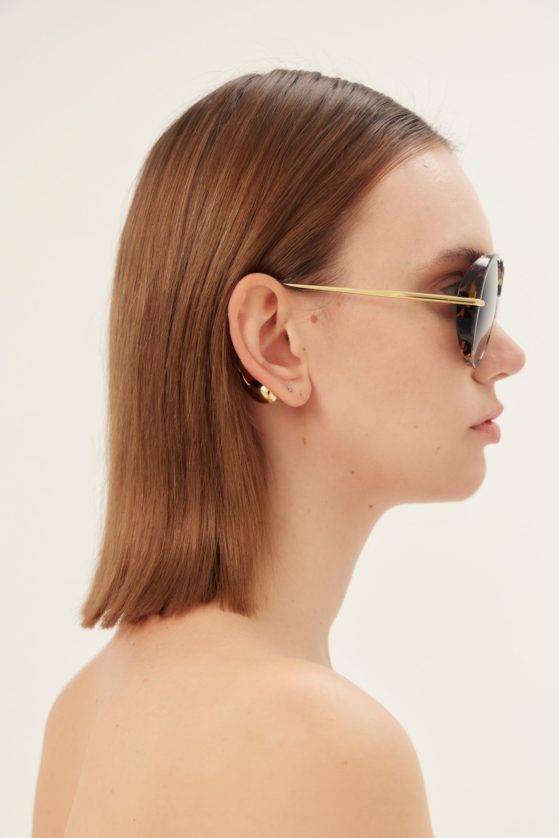 Gafas de sol de piloto de Bottega Veneta